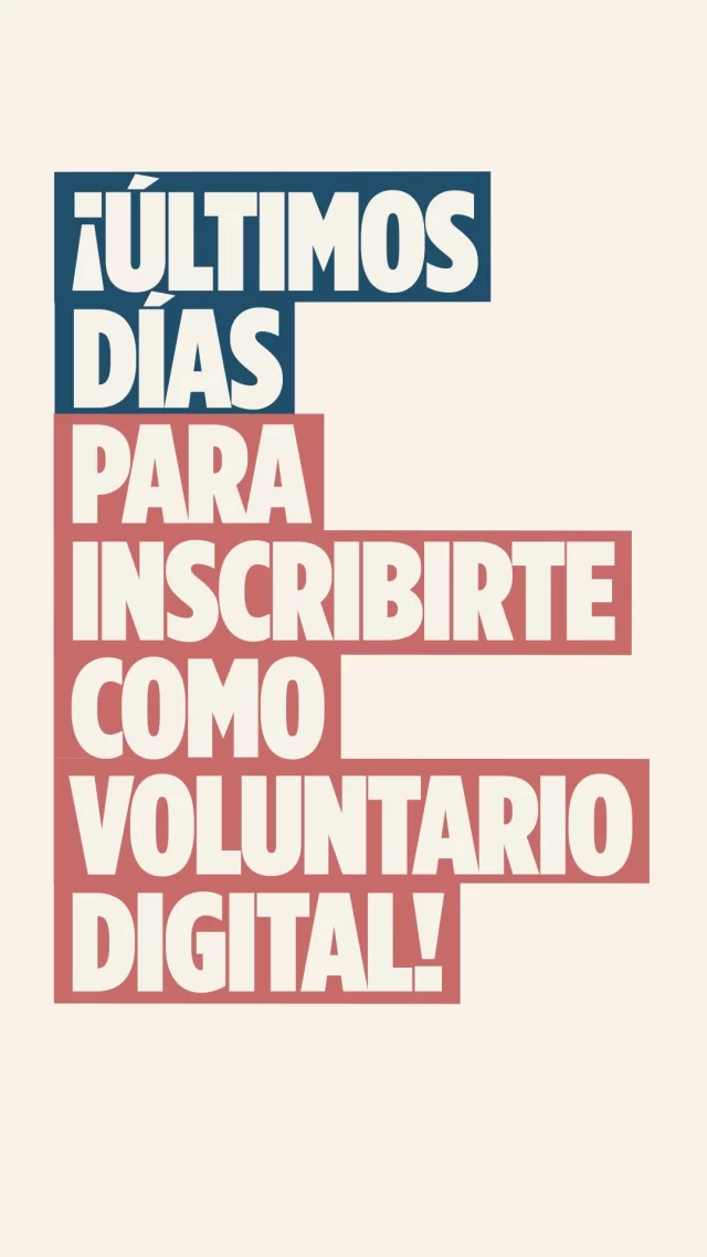 Tic, tac....¡Cuenta regresiva!
Quedan 2 días para que te sumes como voluntario digital de la
Colecta FADOP 2026. 

¡No dejes de inscribirte hoy en el link de nuestra Bio! 🧡 
#colectafadop