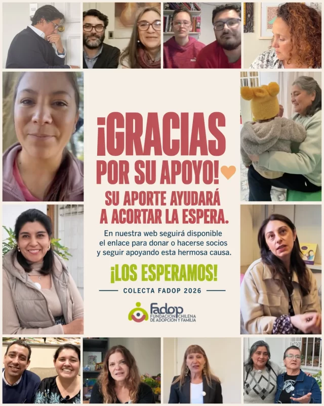 ¡Gracias! A todos nuestros voluntarios digitales, a nuestros embajadores internos, externos y a los medios de comunicación que nos dieron un espacio para difundir la Colecta. Todos ustedes nos ayudaron a acortar esta espera. 

¡Gracias por su apoyo! 🧡 En nuestra web, estará disponible el enlace para donar o hacerse socios y seguir apoyando esta hermosa causa...¡Los esperamos! 🧡

Link web en la Bio.

#colectafadop
